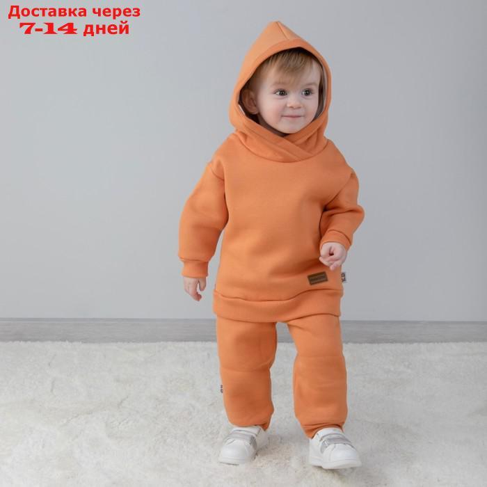 Спортивный костюм для мальчика, рост 98-104 см, цвет оранжевый - фото 2 - id-p227017006