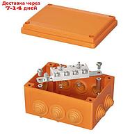 Коробка ответвительная FS 150х110х70мм 4р 450В 32А 10кв.мм нерж. контакт с каб. вводами и клеммн. IP55