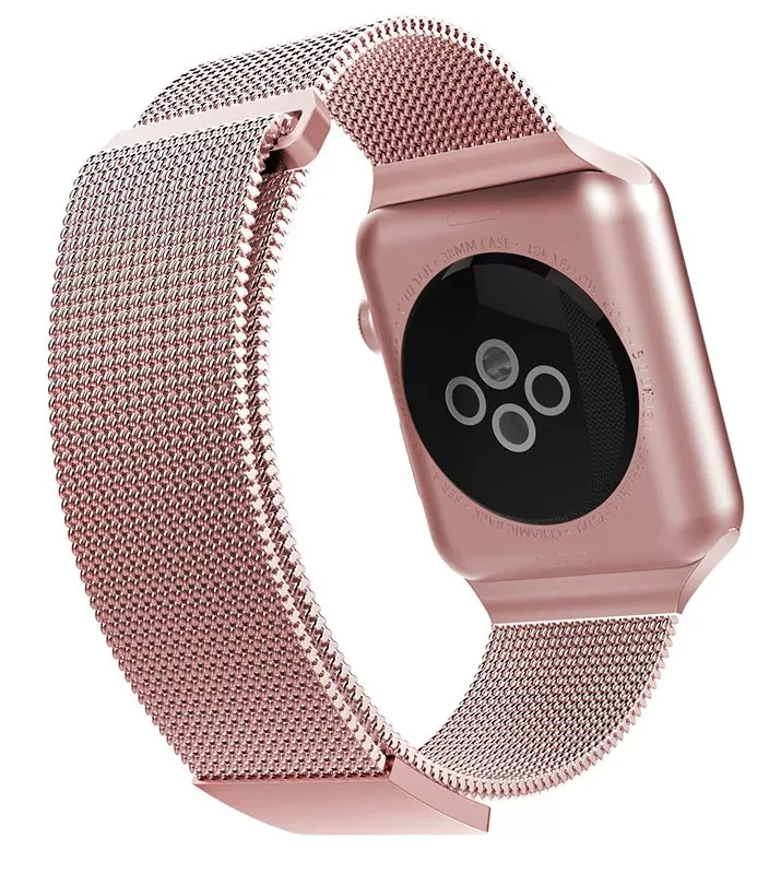 Ремешок X-Doria New Mesh для Apple Watch 38/40 мм Розовое золото - фото 2 - id-p226738490