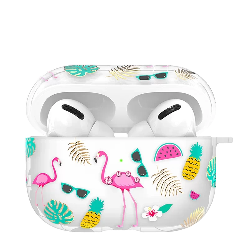 Чехол PQY Fresh для Apple Airpods Pro Flamingo - фото 1 - id-p226738498