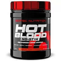 Предтренировочный комплекс Hot Blood No-Stim Scitec Nutrition, 375 г, апельсин.сок