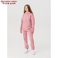 Комплект для девочки: худи,штаны "Актив +", рост 170 см, цвет розовый