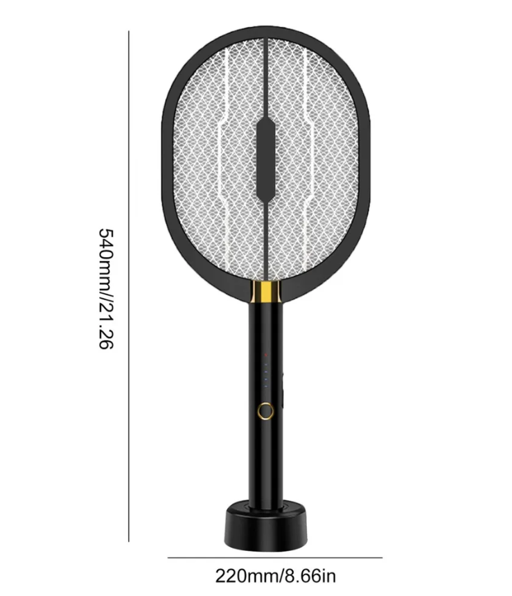 Мухобойка электрическая 2 в 1 Electric Mosquito Swatter (зарядка от USB) - фото 3 - id-p227282200