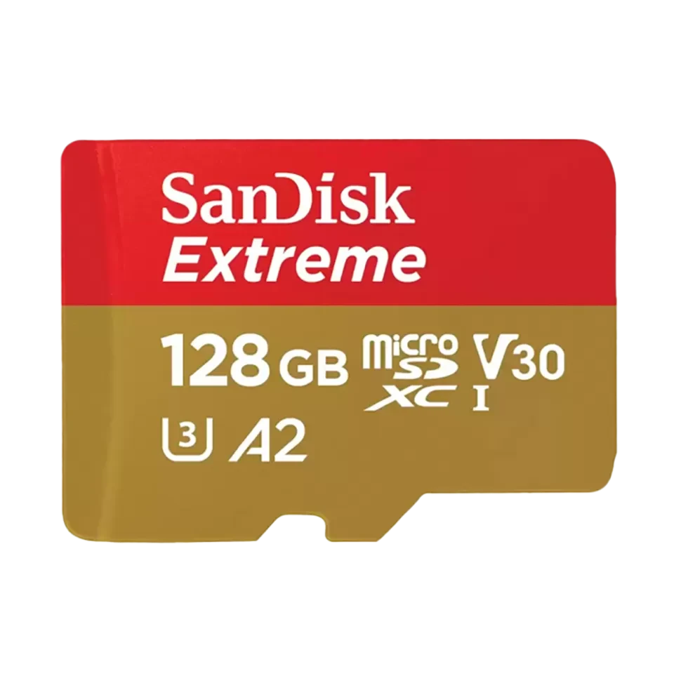Карта памяти SanDisk Extreme microSDXC 128Gb UHS-I U3 V30 A2 - фото 1 - id-p226761488