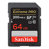 Карта памяти SanDisk Extreme PRO SDXC 64Gb UHS-I Class 10 V30