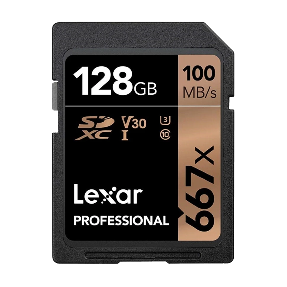 Карта памяти Lexar SDXC 128Gb V30 UHS-I U3 - фото 1 - id-p226761511