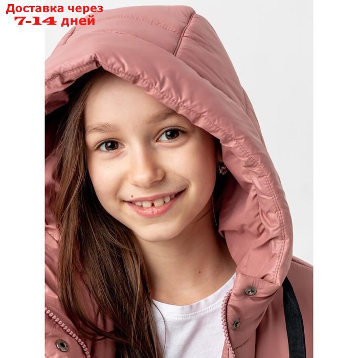 Пальто зимнее для девочки "Рита", рост 140 см, цвет пыльня роза - фото 8 - id-p227054637