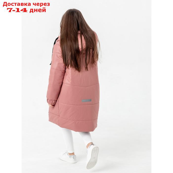 Пальто зимнее для девочки "Рита", рост 140 см, цвет пыльня роза - фото 9 - id-p227054637