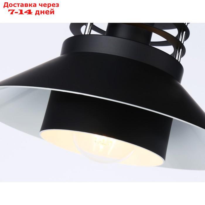 Подвесной светильник в стиле лофт TR8172, E27, 40Вт, 203х203х140 мм, цвет чёрный - фото 5 - id-p227032576