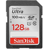 Карта памяти SanDisk Ultra 128GB SDXC Class 10 UHS-I