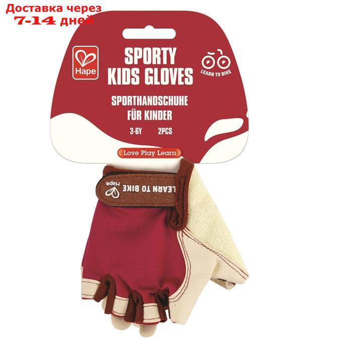 Детские спортивные перчатки Hape, цвет красный - фото 4 - id-p227010699