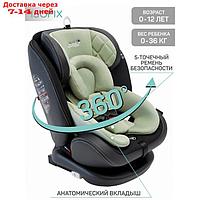 Автокресло детское Amarobaby ST-3, Isofix класс D, группа 0+/1/2/3, цвет хаки