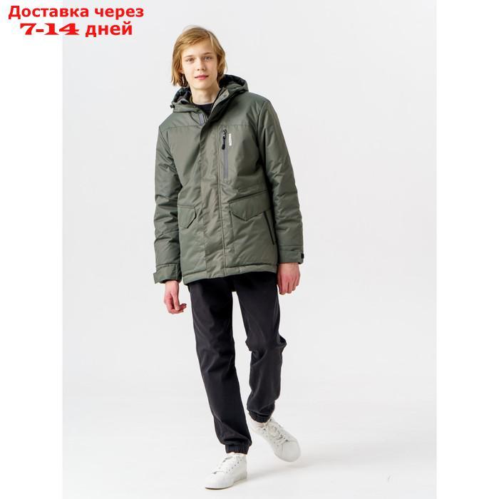 Куртка зимняя для мальчика "Байкал", рост 152 см, цвет хаки - фото 1 - id-p227054725