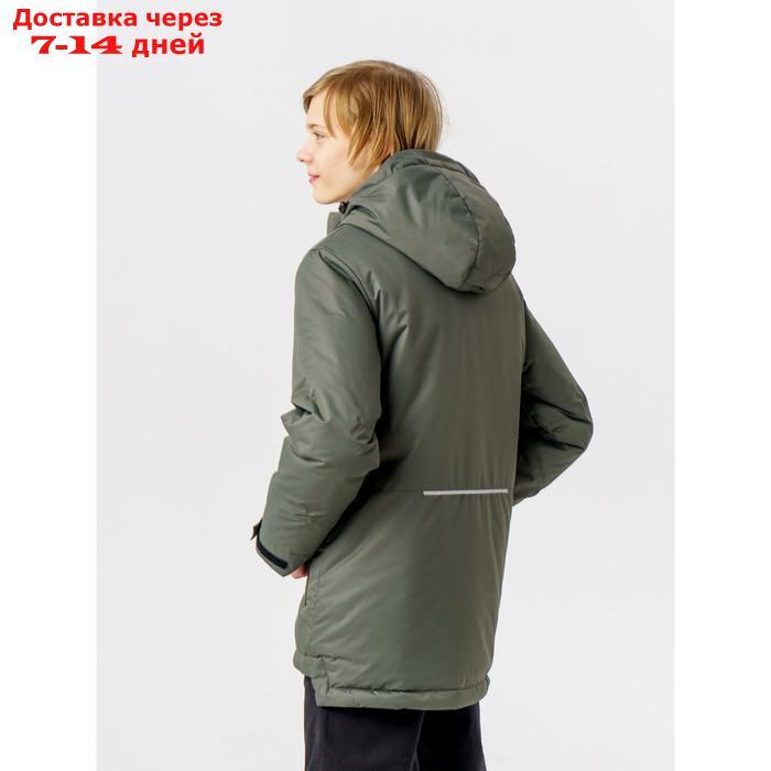 Куртка зимняя для мальчика "Байкал", рост 152 см, цвет хаки - фото 3 - id-p227054725