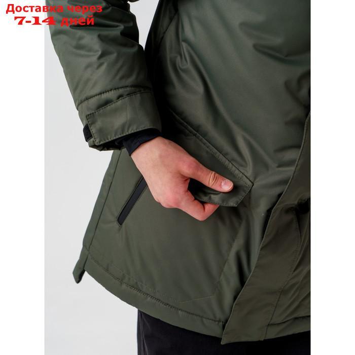 Куртка зимняя для мальчика "Байкал", рост 152 см, цвет хаки - фото 5 - id-p227054725