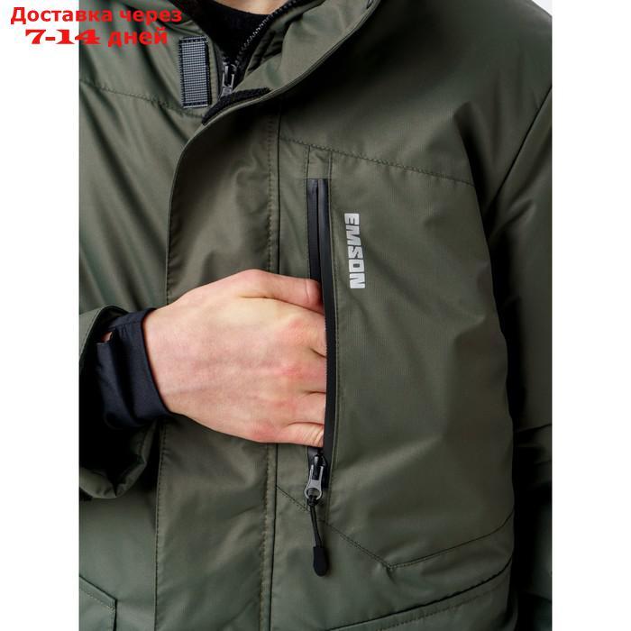 Куртка зимняя для мальчика "Байкал", рост 152 см, цвет хаки - фото 7 - id-p227054725