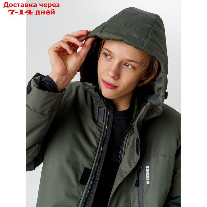 Куртка зимняя для мальчика "Байкал", рост 152 см, цвет хаки - фото 10 - id-p227054725