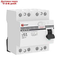Выключатель дифференциального тока (УЗО) 4п 63А 30мА тип AC ВД-100 (электромех.) PROxima EKF