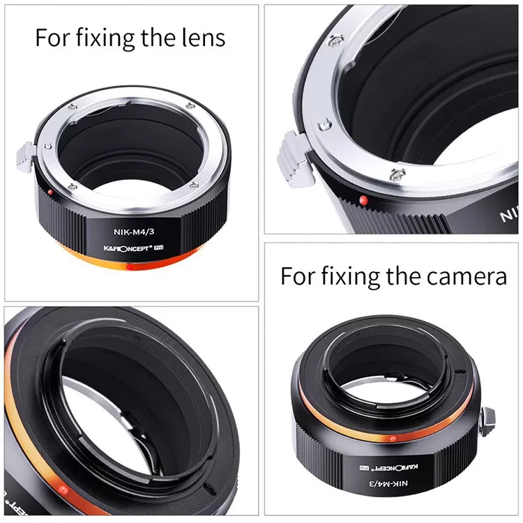 Адаптер K&F Concept M11125 для объектива Nikon AI на камеру Micro 4/3 - фото 5 - id-p226744601