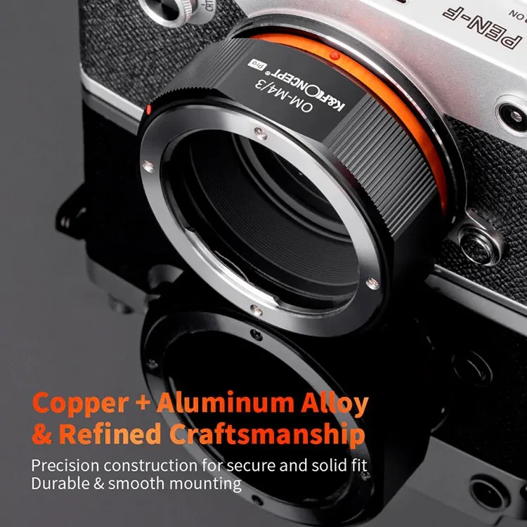 Адаптер K&F Concept M16125 для объектива OM на камеру Micro 4/3 - фото 7 - id-p226744602