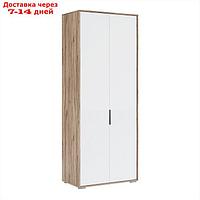 Шкаф двухдверный "Николь №6", 923×523×2320 мм, цвет дуб альпийский/белое сияние