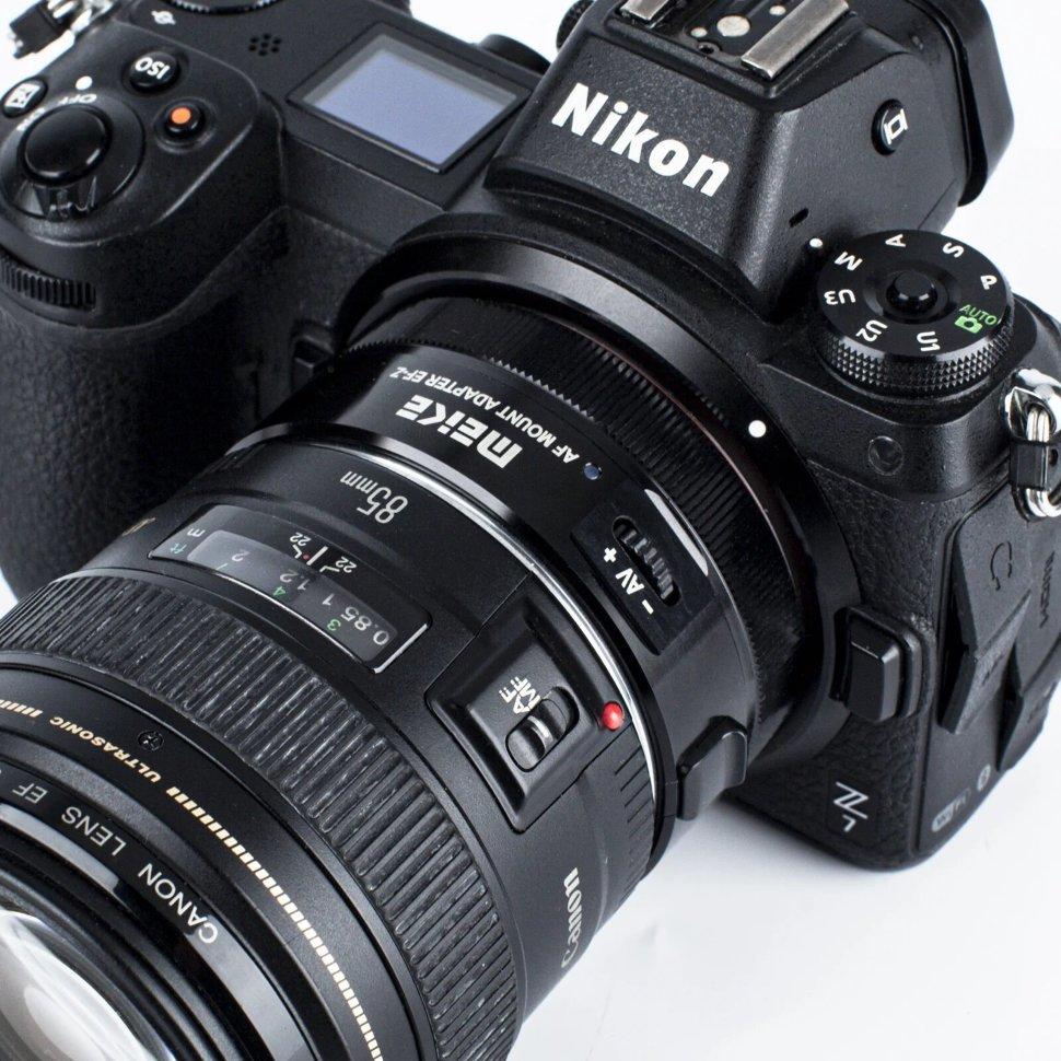 Адаптер Meike MK-EFTZ-B для объектива EF/EF-S на камеру Nikon Z - фото 8 - id-p226744621