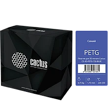 Пластик для 3D принтера Cactus PETG d1.75мм 0.75кг Синий