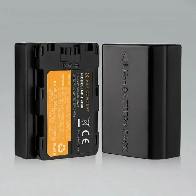 2 аккумулятора NP-FZ100 + зарядное устройство K&F Concept KF28.0016 - фото 3 - id-p226743558