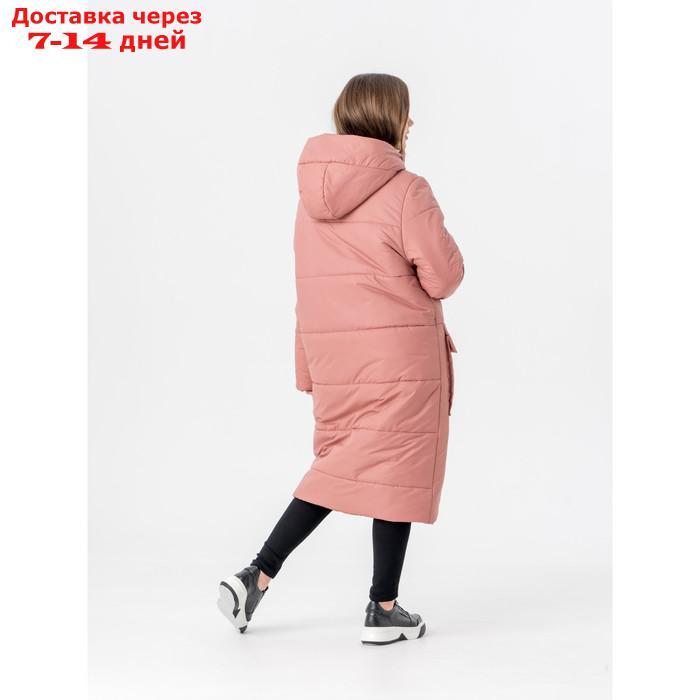 Пальто зимнее для девочки "Калиста", рост 164 см, цвет пыльня роза - фото 2 - id-p227054806