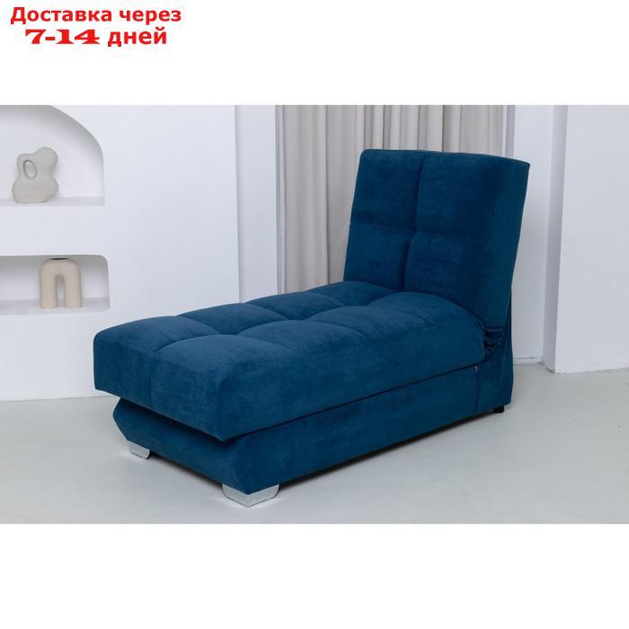 Угловой модульный диван "Рич", механизм книжка, велюр, цвет ultra midnight - фото 2 - id-p227035236