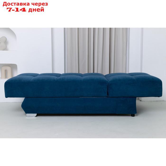Угловой модульный диван "Рич", механизм книжка, велюр, цвет ultra midnight - фото 8 - id-p227035236