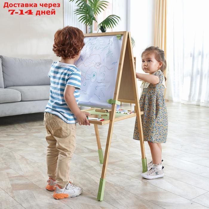 Двухсторонний детский мольберт для рисования Hape, без маркеров - фото 1 - id-p227011157