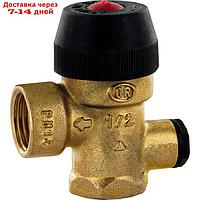 Клапан предохранительный STOUT SVS-0020-003015, для отопления, 1/2"х1/2"х1/4", 3 бар