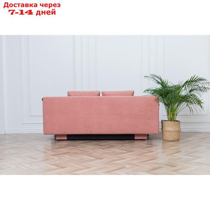 Диван-кровать "Токио", механизм еврокнижка, велюр, цвет розовый - фото 5 - id-p227045290