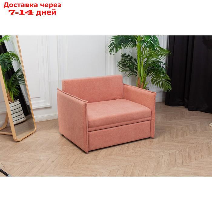 Диван-кровать "Марсель", механизм выкатной, велюр, цвет розовый - фото 2 - id-p227045292