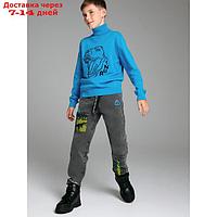 Брюки джинсовые утепленные для мальчика, рост 152 см