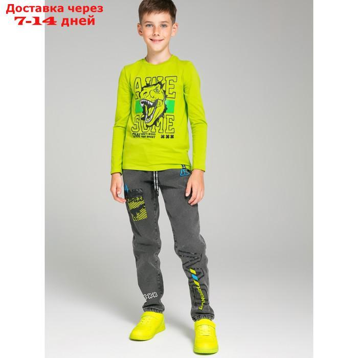 Брюки джинсовые утепленные для мальчика, рост 152 см - фото 2 - id-p227011459