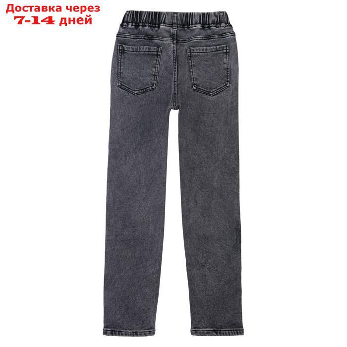 Брюки джинсовые утепленные для мальчика, рост 152 см - фото 6 - id-p227011459