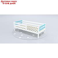 Кровать "Савушка"-03, 1-ярусная, цвет голубой, 90х200