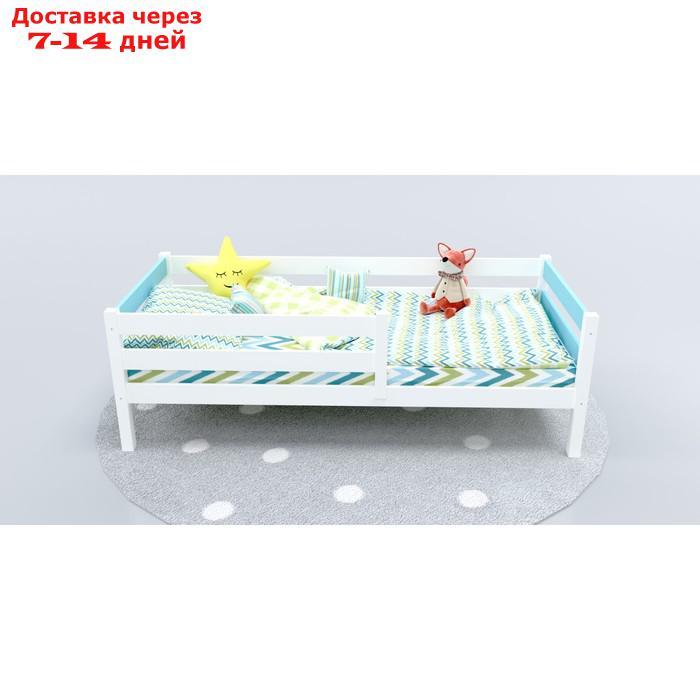 Кровать "Савушка"-03, 1-ярусная, цвет голубой, 90х200 - фото 6 - id-p227039873