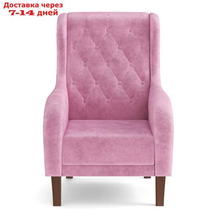 Кресло для отдыха "Амарант", велюр, цвет тенерифе розовый - фото 2 - id-p227064625