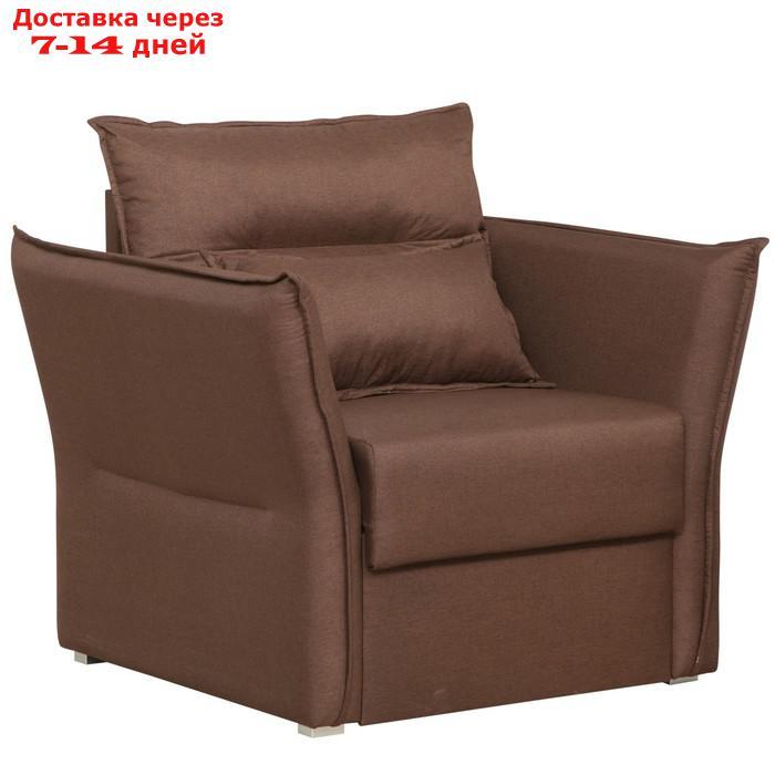 Кресло для отдыха "Бруклин", жаккард, цвет тесла шоколад - фото 1 - id-p227064627