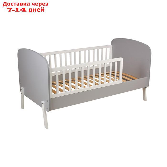 Кровать детская Polini kids Mirum 2000, цвет серый-белый - фото 1 - id-p227041609