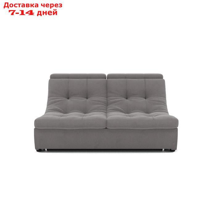 Прямой диван "Монако 1", механизм венеция, ППУ, велюр, цвет гелекси лайт 021 - фото 1 - id-p227064650