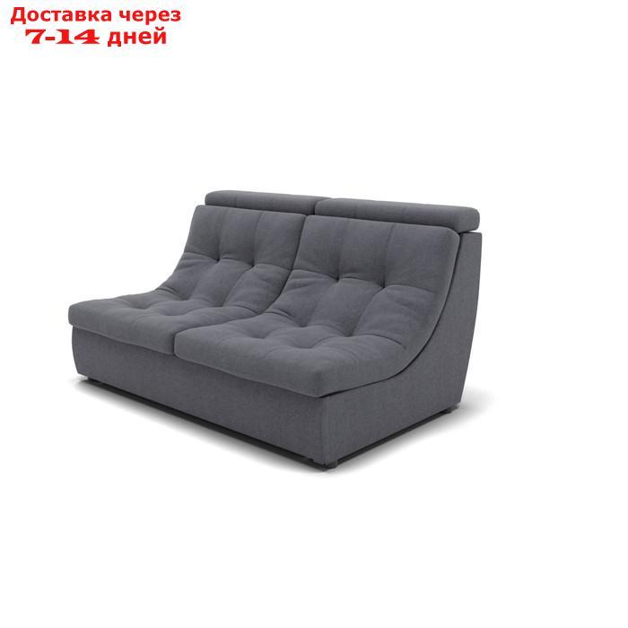 Прямой диван "Монако 1", механизм венеция, ППУ, велюр, цвет гелекси лайт 026 - фото 2 - id-p227064651