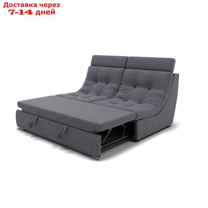 Прямой диван "Монако 1", механизм венеция, ППУ, велюр, цвет гелекси лайт 026 - фото 3 - id-p227064651