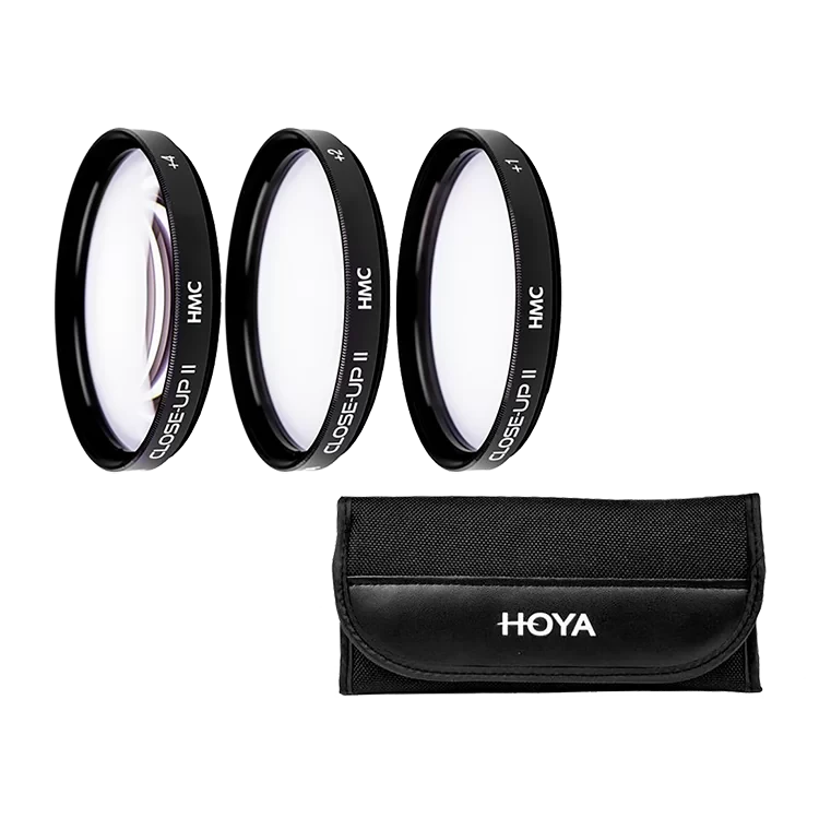 Комплект макролинз HOYA HMC Close-Up Filter Set II (+1+2+4) 67 мм - фото 3 - id-p226745348