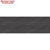 Настенная плитка Vegas черный рельеф 25x75 (в упаковке 1,12 м2)