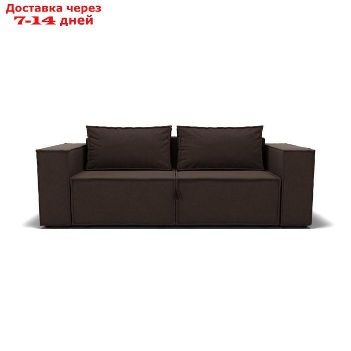 Прямой диван "Хилтон", механизм еврокнижка с релаксом, велюр, цвет гелекси лайт 004 - фото 1 - id-p227064700