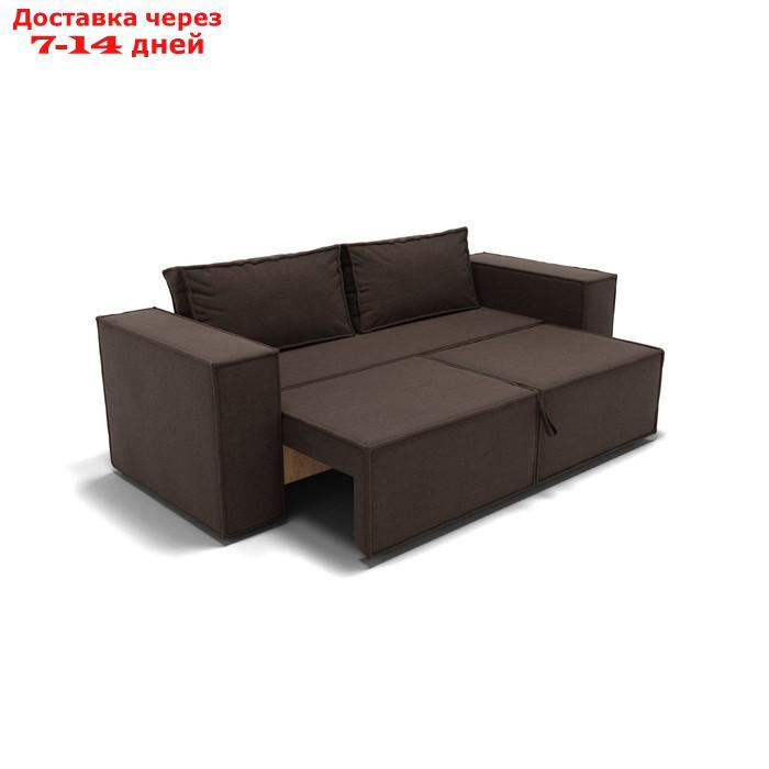 Прямой диван "Хилтон", механизм еврокнижка с релаксом, велюр, цвет гелекси лайт 004 - фото 5 - id-p227064700